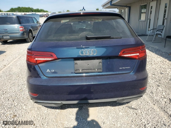 2017 Audi A3 Sportback e-tron Premium with VIN WAUUPBFF9HA077411, listed as a Copart auction lot 58949384 with 79,909 mi miles and Salvage Title. Bid and sale history available at carsss.com. Image 6.