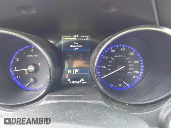 2015 Subaru Outback Limited with VIN 4S4BSANC7F3241665, listed as a IAAI auction lot 42052793 with 118,547 mi miles and . Bid and sale history available at DreamBid. Image 7.