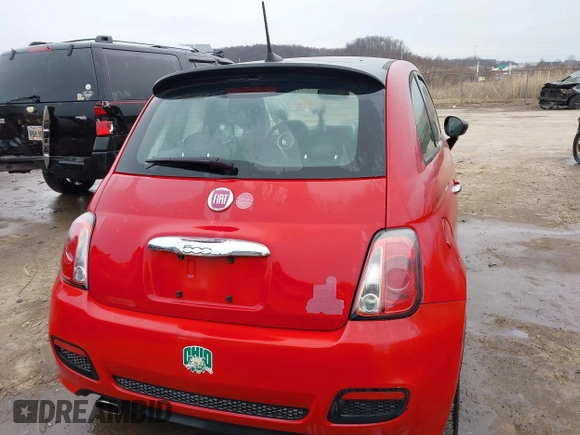 2017 FIAT 500 Pop with VIN 3C3CFFKR4HT661897, listed as a IAAI auction lot 41475111 with 21,606 mi miles. Bid and sale history available at carsss.com. Image 16.
