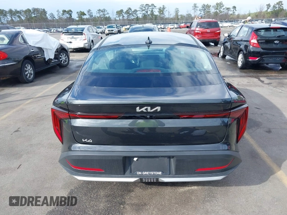 2025 Kia K4 LXS with VIN 3KPFT4DE1SE030357, listed as a IAAI auction lot 41463842 with 1,085 mi miles. Bid and sale history available at carsss.com. Image 17.