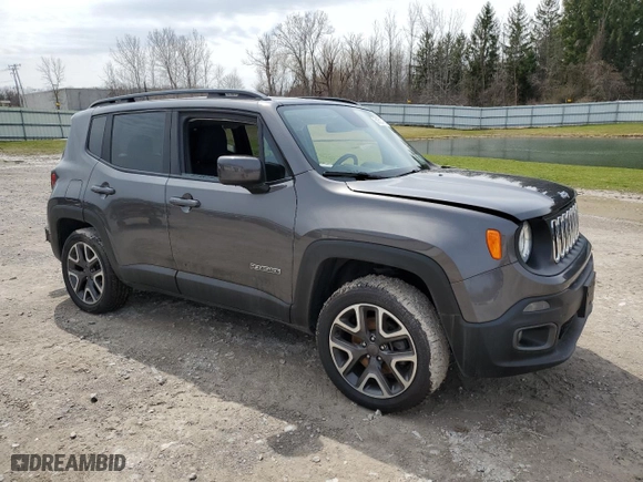 2018 Jeep Renegade Latitude with VIN ZACCJBBB8JPG65986, listed as a Copart auction lot 51521425 with 42,625 mi miles and Salvage Title. Bid and sale history available at carsss.com. Image 4.