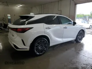 2023 Lexus RX 500h F Sport Performance with VIN 2T2BCMEA2PC004863, listed as a Copart auction lot 54155885 with 40,922 mi miles and Salvage title. Bid and sale history available at DreamBid. Image 3.