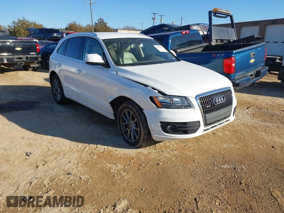 2012 Audi Q5 Premium с VIN WA1CFAFP9CA060874, выставлен на аукционе IAAI как лот 41365109 с пробегом 96 083 миль миль и . История ставок и продаж доступна на DreamBid. Изображение 1.