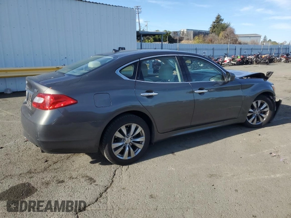 2012 Infiniti M37 with VIN JN1BY1AP8CM333839, listed as a Copart auction lot 84052134 with 121,979 mi miles and Salvage Title. Bid and sale history available at carsss.com. Image 3.