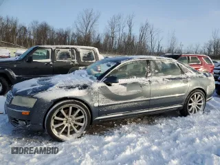 2004 Audi A8 L with VIN WAUML44E54N000619, listed as a Copart auction lot 42186195 with 174,331 mi miles and Salvage Title. Bid and sale history available at carsss.com. Image 1.