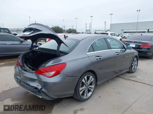 2019 Mercedes-Benz CLA with VIN WDDSJ4EB6KN757732, listed as a IAAI auction lot 41576672 with 69,770 mi miles. Bid and sale history available at carsss.com. Image 4.