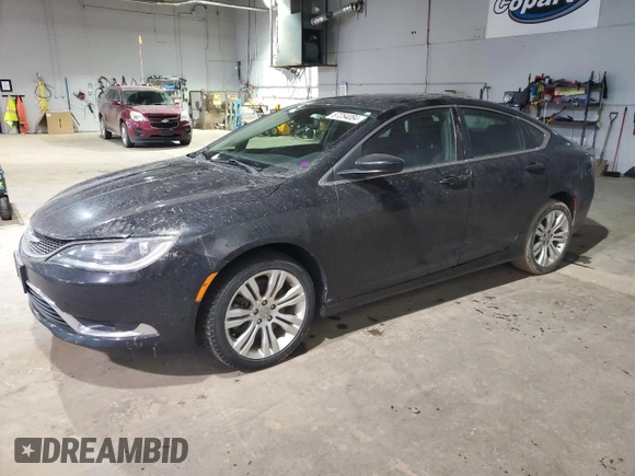 2015 Chrysler 200 Limited with VIN 1C3CCCAGXFN740527, listed as a Copart auction lot 87254084 with 145,761 mi miles and Salvage Title. Bid and sale history available at carsss.com. Image 1.