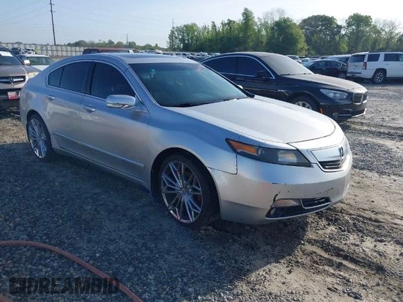 2012 Acura TL Tech Auto with VIN 19UUA8F59CA040366, listed as a IAAI auction lot 41928066 with 177,164 mi miles. Bid and sale history available at carsss.com. Image 1.