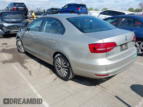 2015 Volkswagen Jetta Sedan 1.8T SE w/Connectivity with VIN 3VWD07AJ6FM229576, listed as a IAAI auction lot 41879446 with 89,792 mi miles. Bid and sale history available at carsss.com. Image 3.