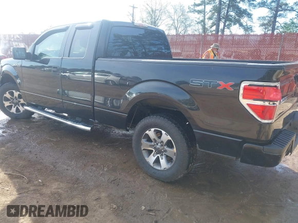 2013 Ford F-150 XL with VIN 1FTFX1CF5DFE02000, listed as a IAAI auction lot 41864702 with 185,992 mi miles. Bid and sale history available at carsss.com. Image 3.