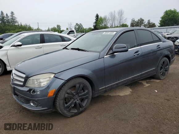 2008 Mercedes-Benz C 300 Sport with VIN WDDGF81X08F068613, listed as a Copart auction lot 58591505 with 220,188 mi miles and Non repairable. Bid and sale history available at DreamBid. Image 1.