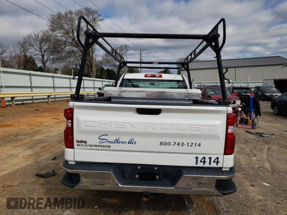 2021 Chevrolet Silverado 1500 Work Truck with VIN 3GCNWAEF5MG250973, listed as a Copart auction lot 47403095 with 78,301 mi miles and Salvage Title. Bid and sale history available at carsss.com. Image 6.