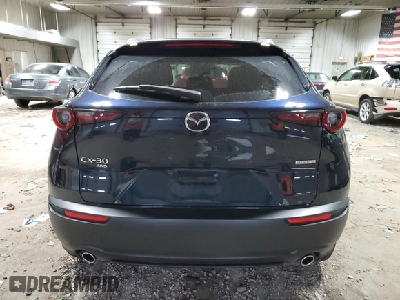 2024 Mazda CX-30 S Preferred with VIN 3MVDMBCM5RM644182, listed as a Copart auction lot 52551265 with 8,671 mi miles and Salvage Title. Bid and sale history available at DreamBid. Image 6.