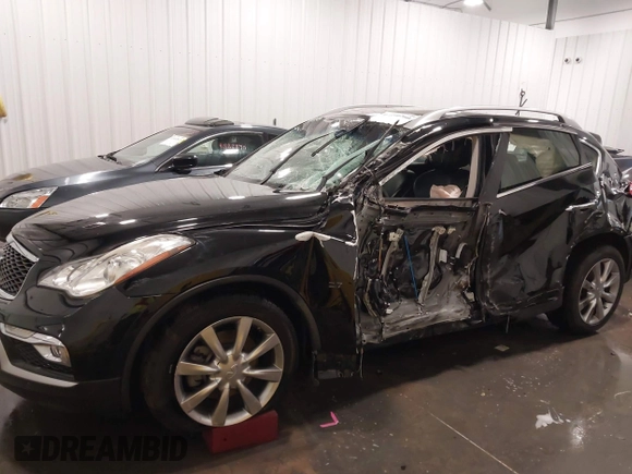 2017 Infiniti QX50 with VIN JN1BJ0RR0HM408612, listed as a IAAI auction lot 41899760 with 45,623 mi miles and . Bid and sale history available at DreamBid. Image 6.