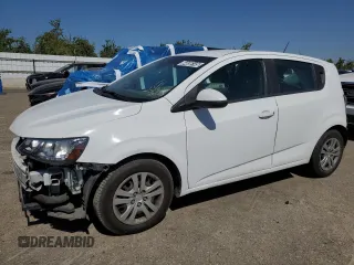 2020 Chevrolet Sonic LT with VIN 1G1JG6SB5L4135885, listed as a Copart auction lot 64656145 with 53,802 mi miles and Clean title. Bid and sale history available at DreamBid. Image 1.