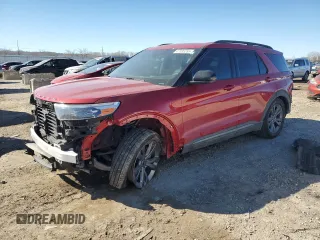 2024 Ford Explorer XLT with VIN 1FMSK8DH7RGA42621, listed as a Copart auction lot 47085265 with 7,171 mi miles and Salvage Title. Bid and sale history available at carsss.com. Image 1.