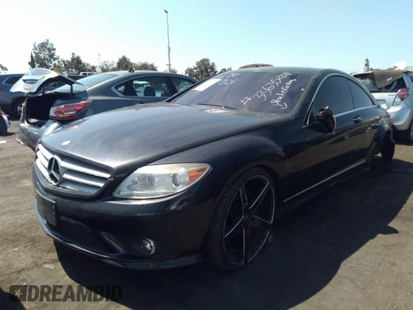 2008 Mercedes-Benz CL-Class V8 with VIN WDDEJ71X18A013018, listed as a IAAI auction lot 33635209 with 99,776 mi miles. Bid and sale history available at carsss.com. Image 2.