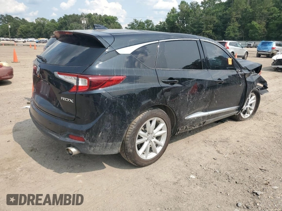 2021 Acura RDX with VIN 5J8TC1H32ML015579, listed as a Copart auction lot 59215965 with 76,411 mi miles and Salvage title. Bid and sale history available at DreamBid. Image 3.