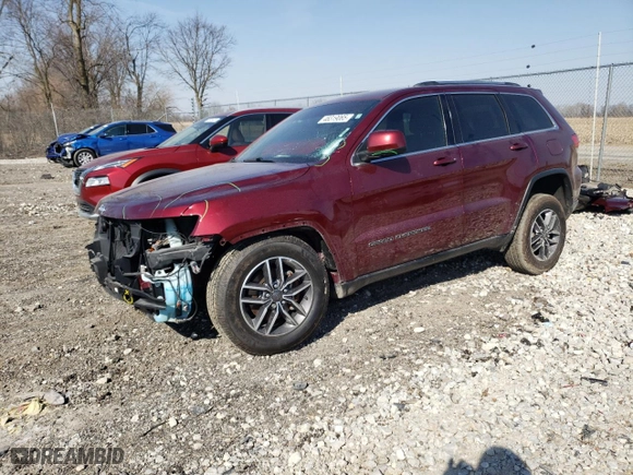 2019 Jeep Grand Cherokee Laredo E with VIN 1C4RJFAG5KC791761, listed as a Copart auction lot 48319065 with 48,187 mi miles and Salvage Title. Bid and sale history available at carsss.com. Image 1.