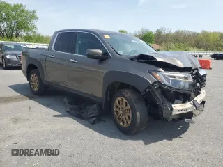 2021 Honda Ridgeline RTL-E with VIN 5FPYK3F76MB020626, listed as a Copart auction lot 55052515 with Not provided miles and Salvage title. Bid and sale history available at DreamBid. Image 4.