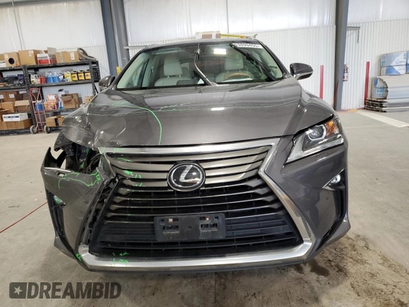 2018 Lexus RX 350 z VIN 2T2BZMCA9JC155000, wystawiony jako Copart lot #53899455 z przebiegiem 112 031 mil mil oraz Szkoda całkowita • Salvage title. Historia ofert i sprzedaży dostępna na DreamBid. Obrazek 5.