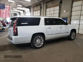 2018 Cadillac Escalade ESV Platinum z VIN 1GYS4KKJ7JR120920, wystawiony jako Copart lot #73478424 z przebiegiem 130 860 mil mil oraz Szkoda całkowita • Salvage title. Historia ofert i sprzedaży dostępna na DreamBid. Obrazek 3.