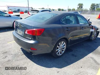 2009 Lexus IS 250 with VIN JTHBK262195094976, listed as a IAAI auction lot 42014502 with 162,102 mi miles. Bid and sale history available at carsss.com. Image 4.
