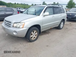 2003 Toyota Highlander z VIN JTEHF21A130118885, wystawiony jako IAAI lot #42475699 z przebiegiem 151 201 mil mil oraz . Historia ofert i sprzedaży dostępna na DreamBid. Obrazek 2.