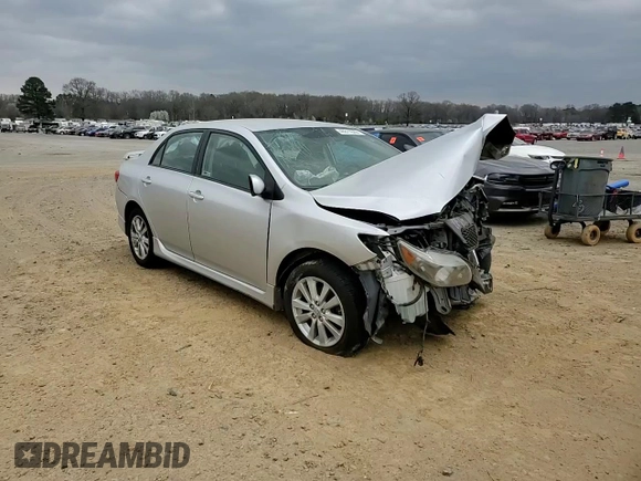 2010 Toyota Corolla with VIN 1NXBU4EE7AZ356685, listed as a Copart auction lot 48811645 with Not Provided miles and Salvage Title. Bid and sale history available at DreamBid. Image 10.