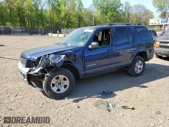 2004 Ford Explorer XLS with VIN 1FMZU72K54UA55105, listed as a Copart auction lot 53637215 with Not provided miles and Salvage title. Bid and sale history available at DreamBid. Image 1.