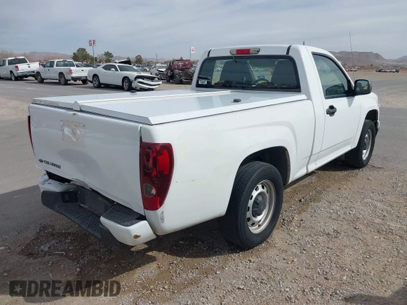 2012 Chevrolet Colorado Work Truck with VIN 1GCCSBFE4C8168235, listed as a IAAI auction lot 41569718 with 177,724 mi miles. Bid and sale history available at carsss.com. Image 4.