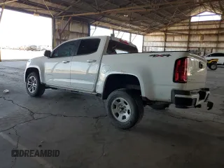 2021 Chevrolet Colorado 4WD Work Truck with VIN 1GCGTBENXM1181839, listed as a Copart auction lot 61096155 with 87,153 mi miles and Salvage title. Bid and sale history available at DreamBid. Image 2.