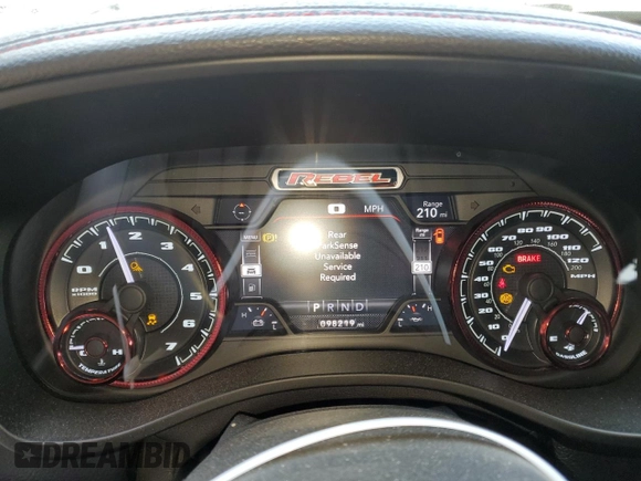 2019 Ram 1500 Rebel z VIN 1C6SRFLTXKN618849, wystawiony jako Copart lot #50419595 z przebiegiem 98 219 mil mil oraz Szkoda całkowita • Salvage title. Historia ofert i sprzedaży dostępna na DreamBid. Obrazek 9.