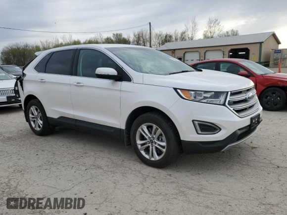 2015 Ford Edge SEL with VIN 2FMTK4J87FBB30248, listed as a Copart auction lot 53050215 with 90,493 mi miles and Salvage Title. Bid and sale history available at carsss.com. Image 4.