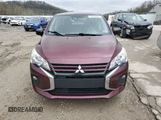 2022 Mitsubishi Mirage ES z VIN ML32FUFJ3NHF08086, wystawiony jako Copart lot #51950045 z przebiegiem 30 677 mil mil oraz Szkoda całkowita • Salvage title. Historia ofert i sprzedaży dostępna na DreamBid. Obrazek 5.
