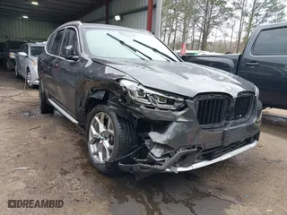 2023 BMW X3 xDrive30i with VIN 5UX53DP06P9R49468, listed as a IAAI auction lot 41716274 with 24 mi miles. Bid and sale history available at carsss.com. Image 1.
