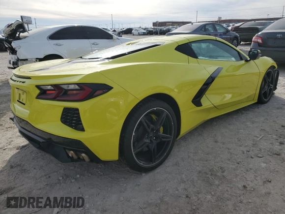 2021 Chevrolet Corvette 3LT with VIN 1G1YC2D4XM5105231, listed as a Copart auction lot 81919184 with 11,529 mi miles and Salvage Title. Bid and sale history available at carsss.com. Image 3.