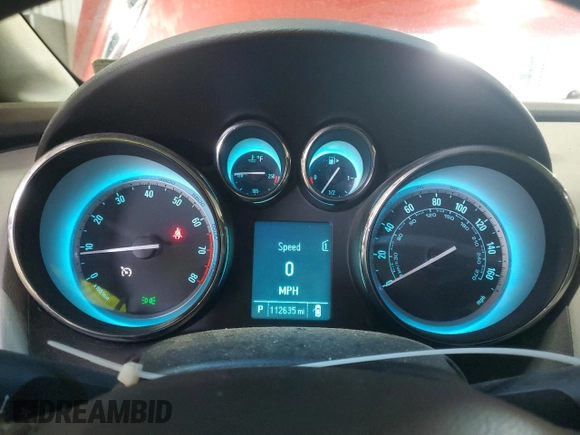 2012 Buick Verano with VIN 1G4PP5SK8C4141929, listed as a Copart auction lot 63503205 with 112,635 mi miles and Salvage title. Bid and sale history available at DreamBid. Image 9.