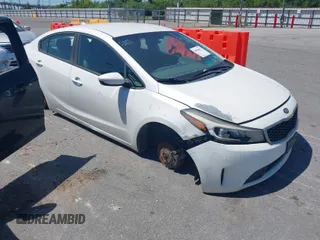 2017 Kia Forte LX with VIN 3KPFL4A70HE008347, listed as a IAAI auction lot 42028615 with 1 mi miles. Bid and sale history available at carsss.com. Image 1.
