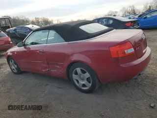 2005 Audi A4 1.8T with VIN WAUAC48H45K006082, listed as a Copart auction lot 81305624 with 105,693 mi miles and Salvage Title. Bid and sale history available at carsss.com. Image 2.