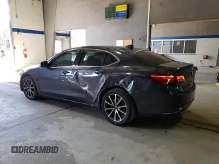 2015 Acura TLX V6 Tech with VIN 19UUB2F54FA003630, listed as a Copart auction lot 49121895 with 171,987 mi miles and Salvage Title. Bid and sale history available at carsss.com. Image 2.