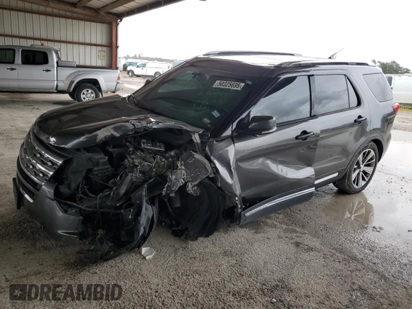 2018 Ford Explorer Limited z VIN 1FM5K8F82JGA82507, wystawiony jako Copart lot #50325695 z przebiegiem Nie podano mil oraz Szkoda całkowita • Salvage title. Historia ofert i sprzedaży dostępna na DreamBid. Obrazek 1.