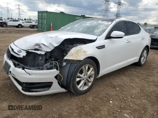 2013 Kia Optima EX с VIN 5XXGN4A78DG124542, выставлен на аукционе Copart как лот 59012495 с пробегом 167 908 миль миль и Списание • Salvage title. История ставок и продаж доступна на DreamBid. Изображение 1.