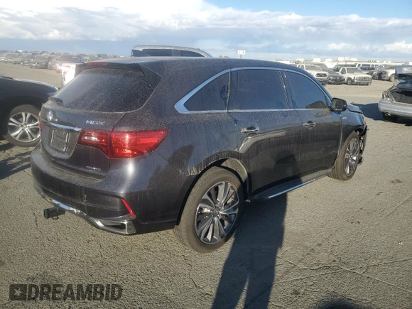 2020 Acura MDX Sport Hybrid w/Technology Pkg with VIN 5J8YD7H57LL000355, listed as a Copart auction lot 78183774 with 47,523 mi miles and Salvage Title. Bid and sale history available at carsss.com. Image 3.