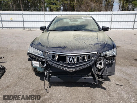 2015 Acura TLX V6 Tech with VIN 19UUB3F59FA001703, listed as a Copart auction lot 50845885 with 106,652 mi miles and Salvage Title. Bid and sale history available at carsss.com. Image 5.