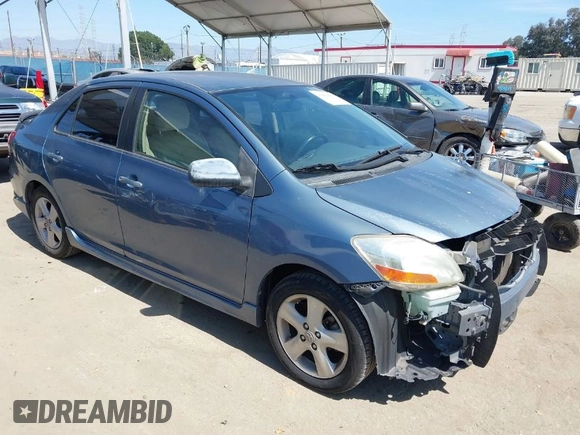 2008 Toyota Yaris with VIN JTDBT923781272417, listed as a IAAI auction lot 41880886 with 243,453 mi miles. Bid and sale history available at carsss.com. Image 1.