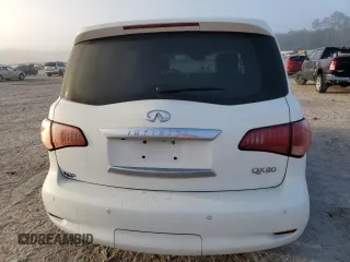 2014 Infiniti QX80 with VIN JN8AZ2NE1E9067174, listed as a Copart auction lot 43351525 with 115,255 mi miles and Salvage Title. Bid and sale history available at carsss.com. Image 6.