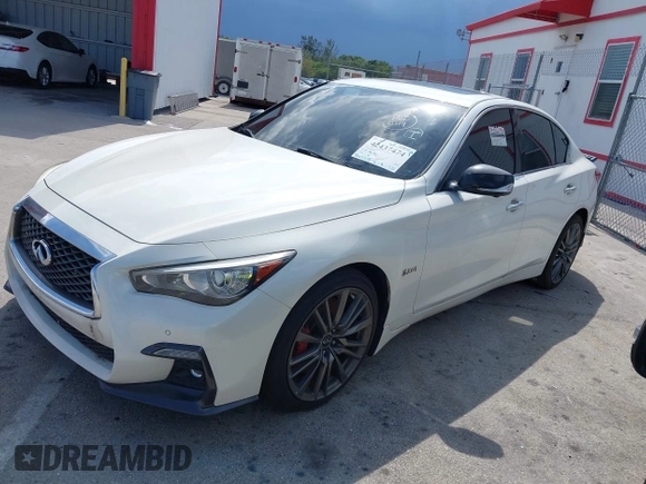 2019 Infiniti Q50 Red Sport 400 с VIN JN1FV7AP4KM760365, выставлен на аукционе IAAI как лот 42437474 с пробегом 90 225 миль миль и . История ставок и продаж доступна на DreamBid. Изображение 18.
