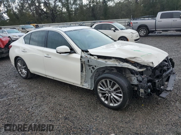 2019 Infiniti Q50 3.0t Signature Edition with VIN JN1EV7AP0KM542788, listed as a Copart auction lot 89372255 with 32,157 mi miles and Salvage Title. Bid and sale history available at carsss.com. Image 4.