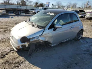 2014 FIAT 500 Pop with VIN 3C3CFFAR9ET250265, listed as a Copart auction lot 43253665 with 84,004 mi miles and Salvage Title. Bid and sale history available at carsss.com. Image 1.